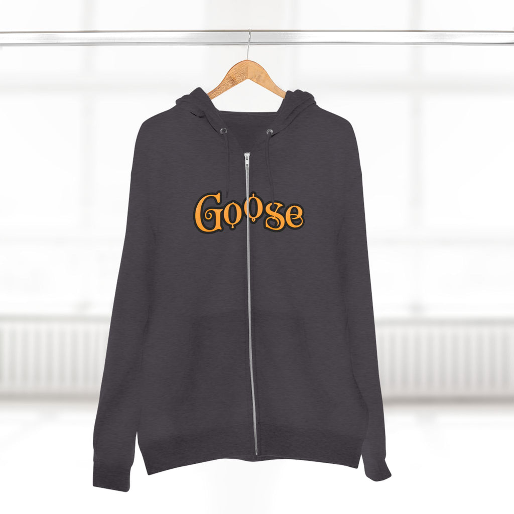 Goose Zip Hoodie — Vintage Psychedelic Band Art Backprint