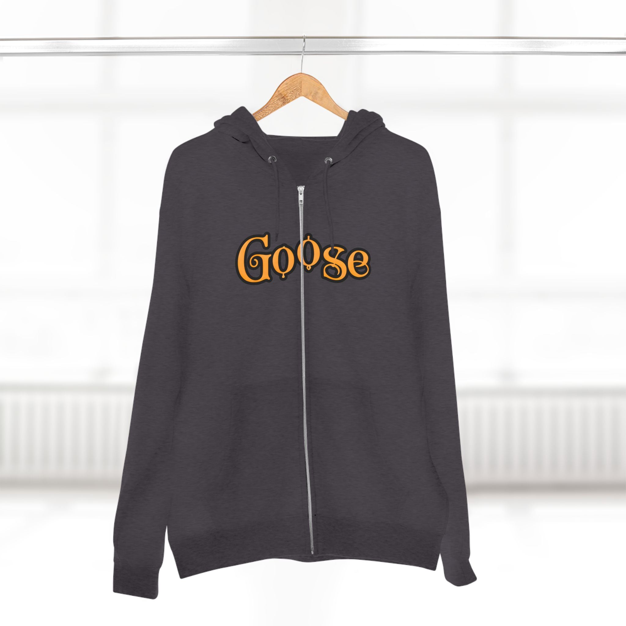 Goose Zip Hoodie — Vintage Psychedelic Band Art Backprint