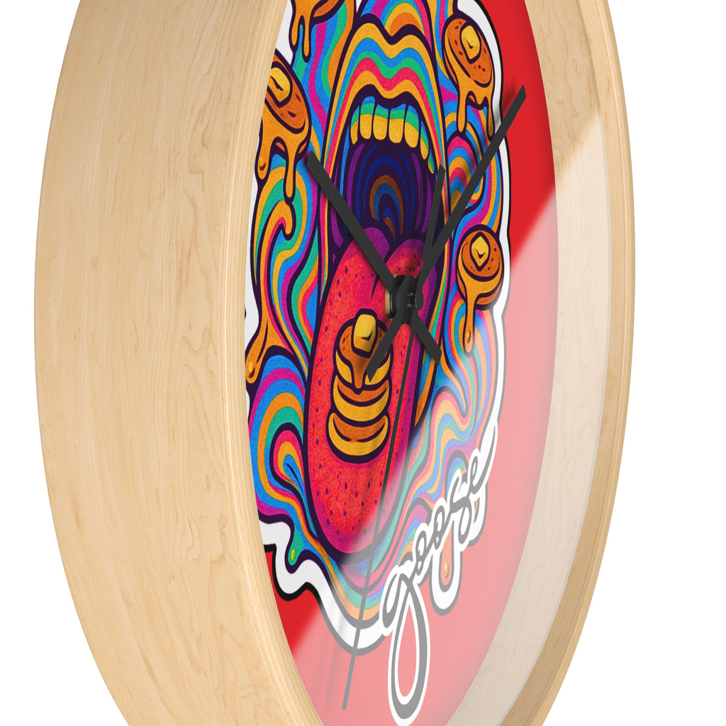 Goose The Band Pancake Artwork Wall Clock | Trippy Music Decor