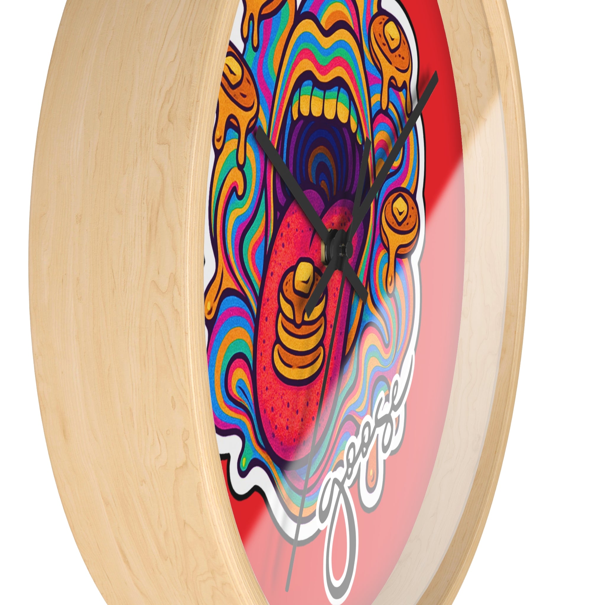 Goose The Band Pancake Artwork Wall Clock | Trippy Music Decor