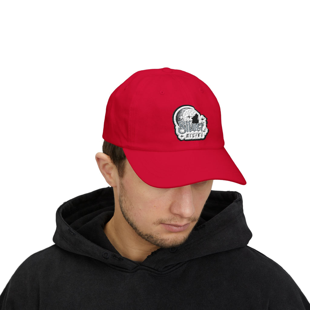 Dad Cap — Vintage Moon & Stars Fishing Logo Embroidered Hat