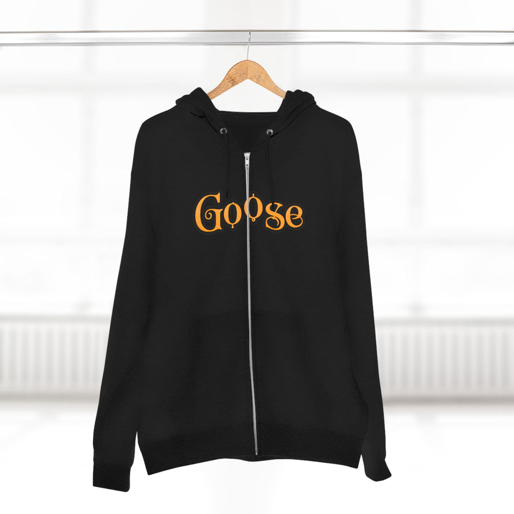 Goose Zip Hoodie — Vintage Psychedelic Band Art Backprint