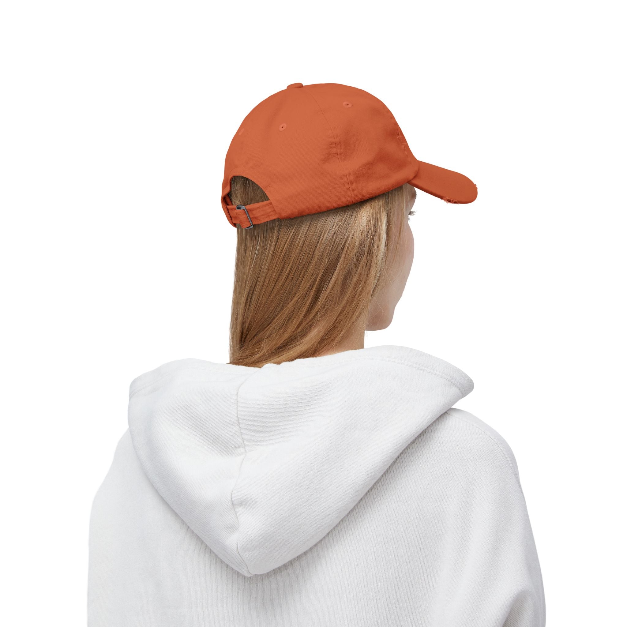 Goose Vintage Script Cap — Distressed Baseball Hat
