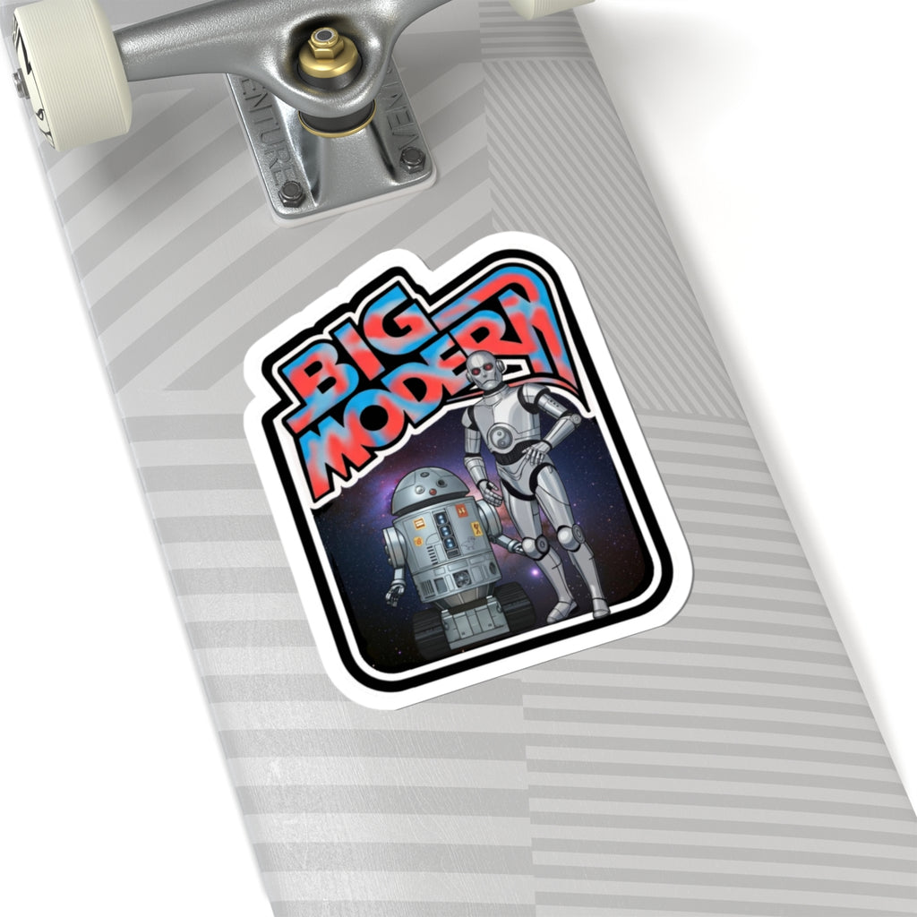 Goose the Band - Big Modern! retro robots Kiss-Cut Sticker | sci-fi droid decal