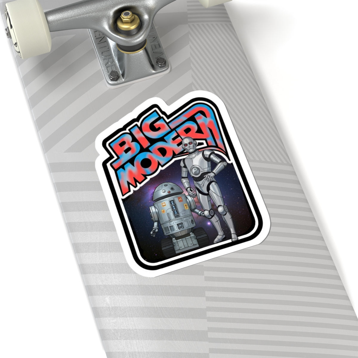 Goose the Band - Big Modern! retro robots Kiss-Cut Sticker | sci-fi droid decal