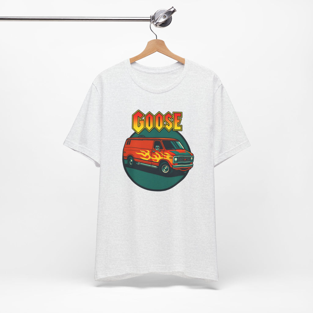 Goose Flame Van T‑Shirt — Retro Hot Rod Graphic Tee