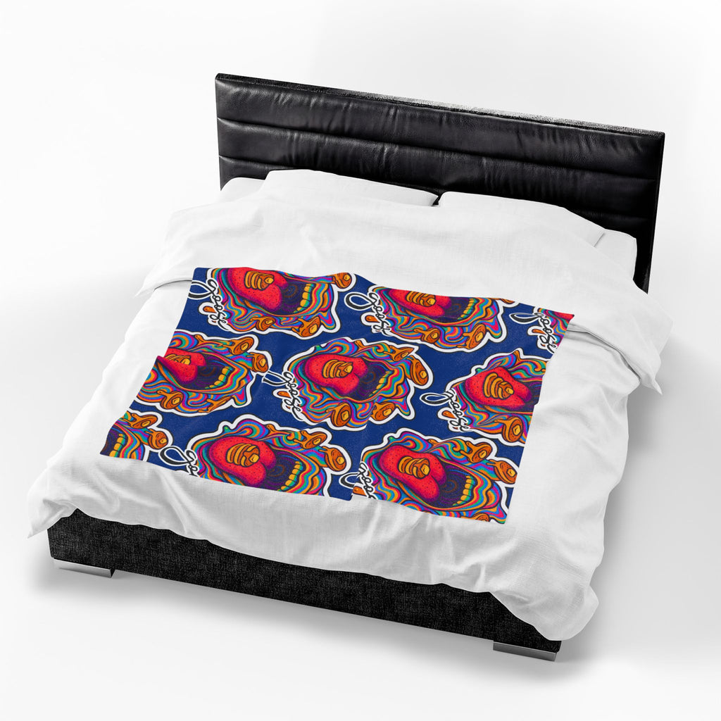 Goose the Band Pancakes psychedelic Velveteen Plush Blanket | Cozy Concert Vibe