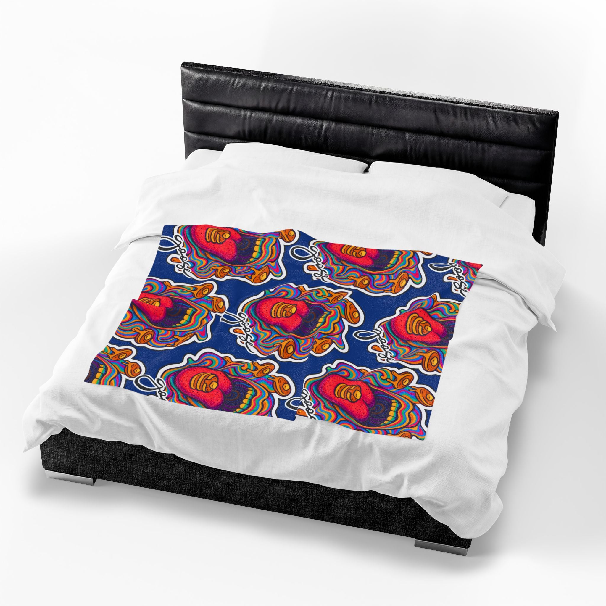 Goose the Band Pancakes psychedelic Velveteen Plush Blanket | Cozy Concert Vibe