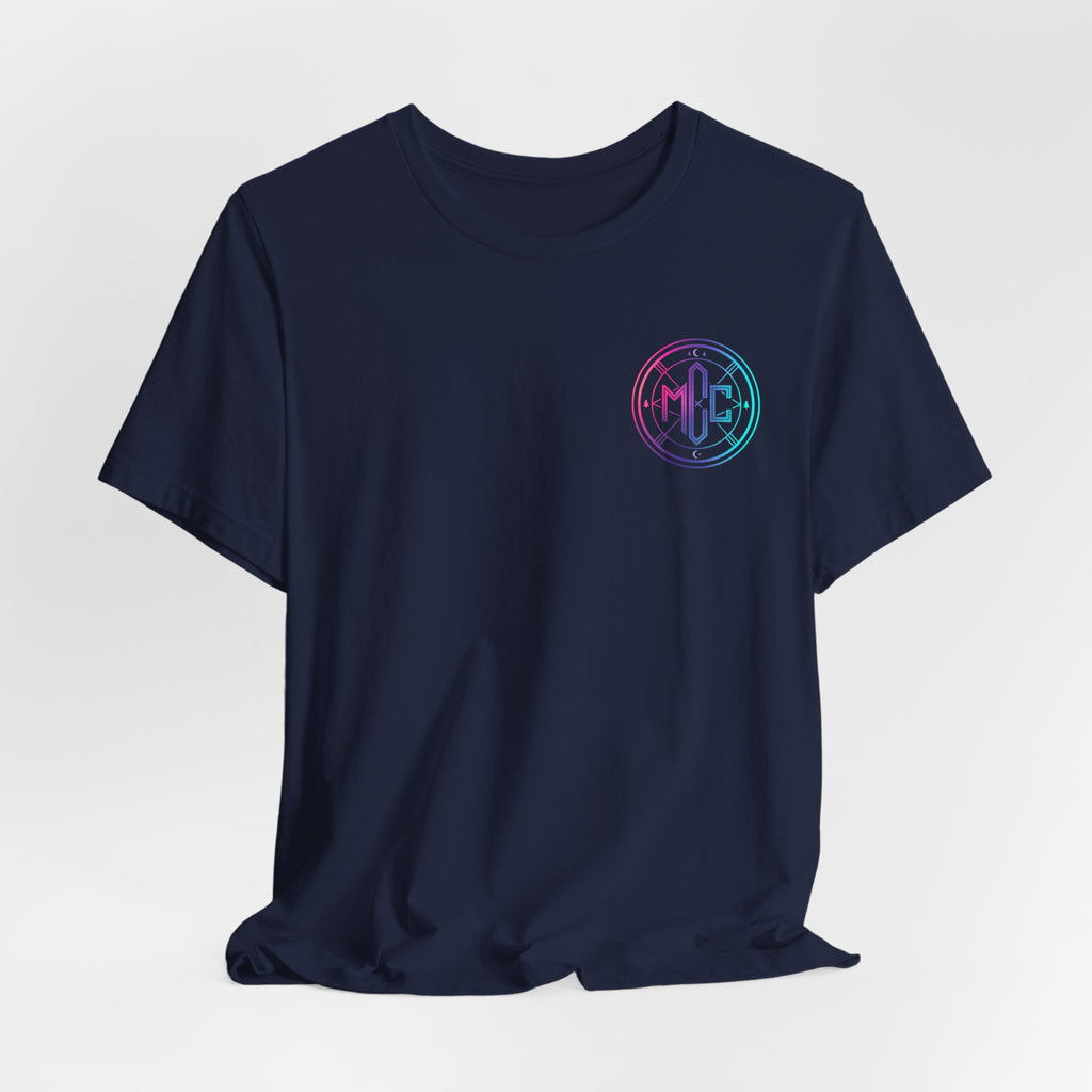 Moon Cabin Collective T-Shirt — Moonlit Cabin Graphic Tee ("Rooted in Nature • Driven by Sound")