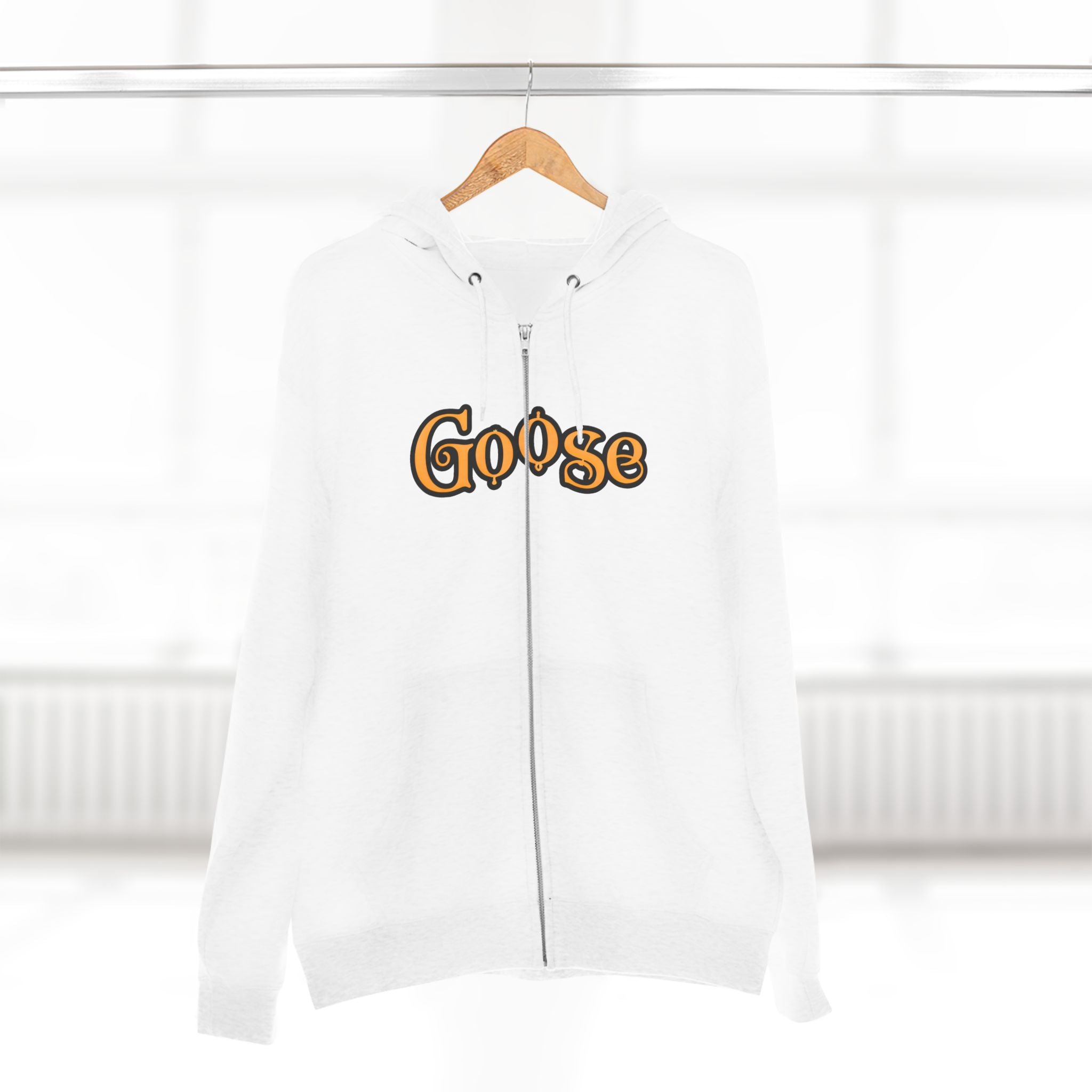 Goose Zip Hoodie — Vintage Psychedelic Band Art Backprint