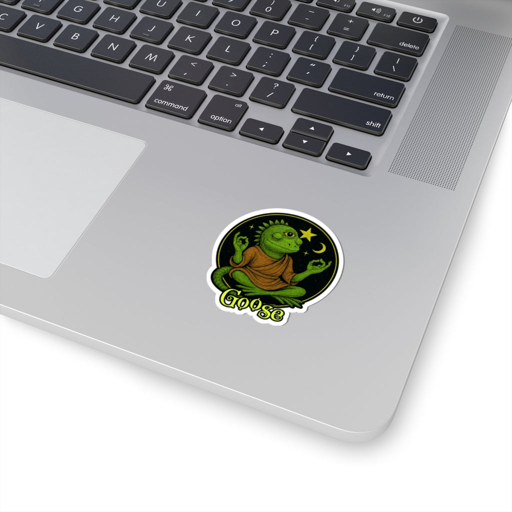 Goose the Band - Meditating Iguana Sticker | Kiss-Cut Sticker