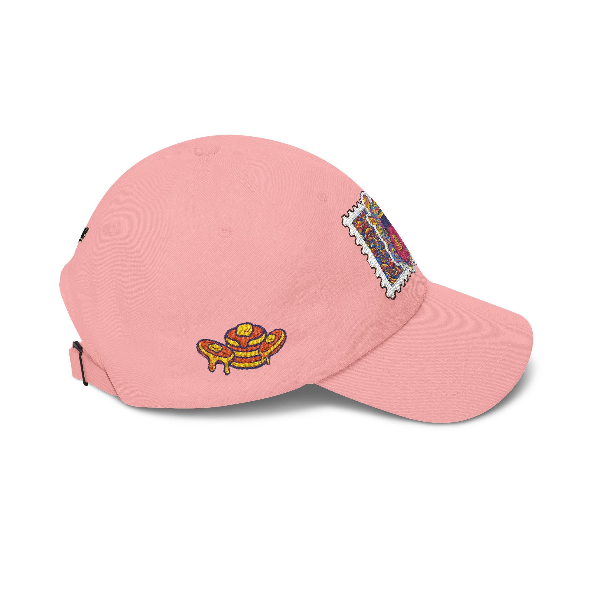 Embroidered Psychedelic Stamp Dad Cap