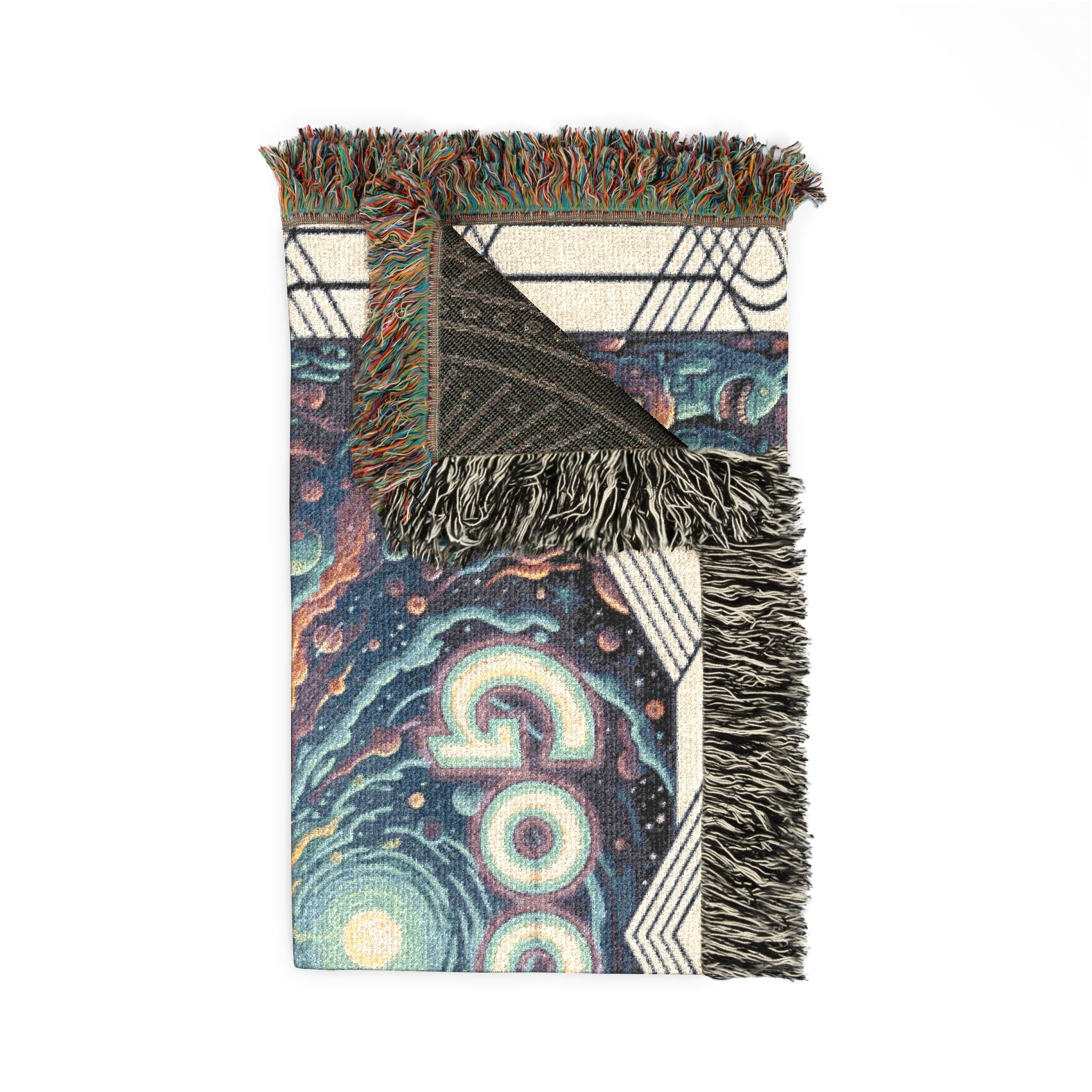 Woven Blanket — 'Goose' Scenic Pixel Art Throw Blanket, Cozy Band-Inspired Home Decor
