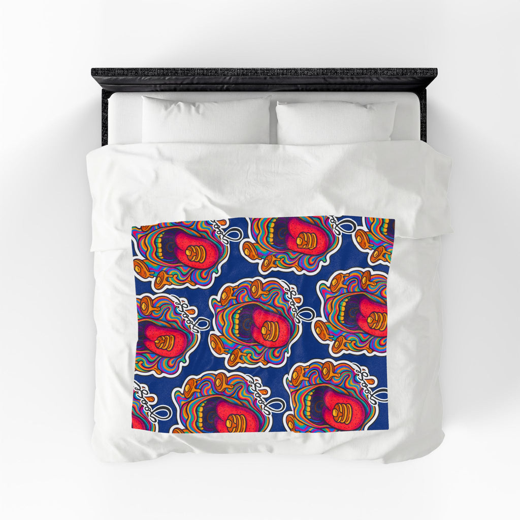 Goose the Band Pancakes psychedelic Velveteen Plush Blanket | Cozy Concert Vibe