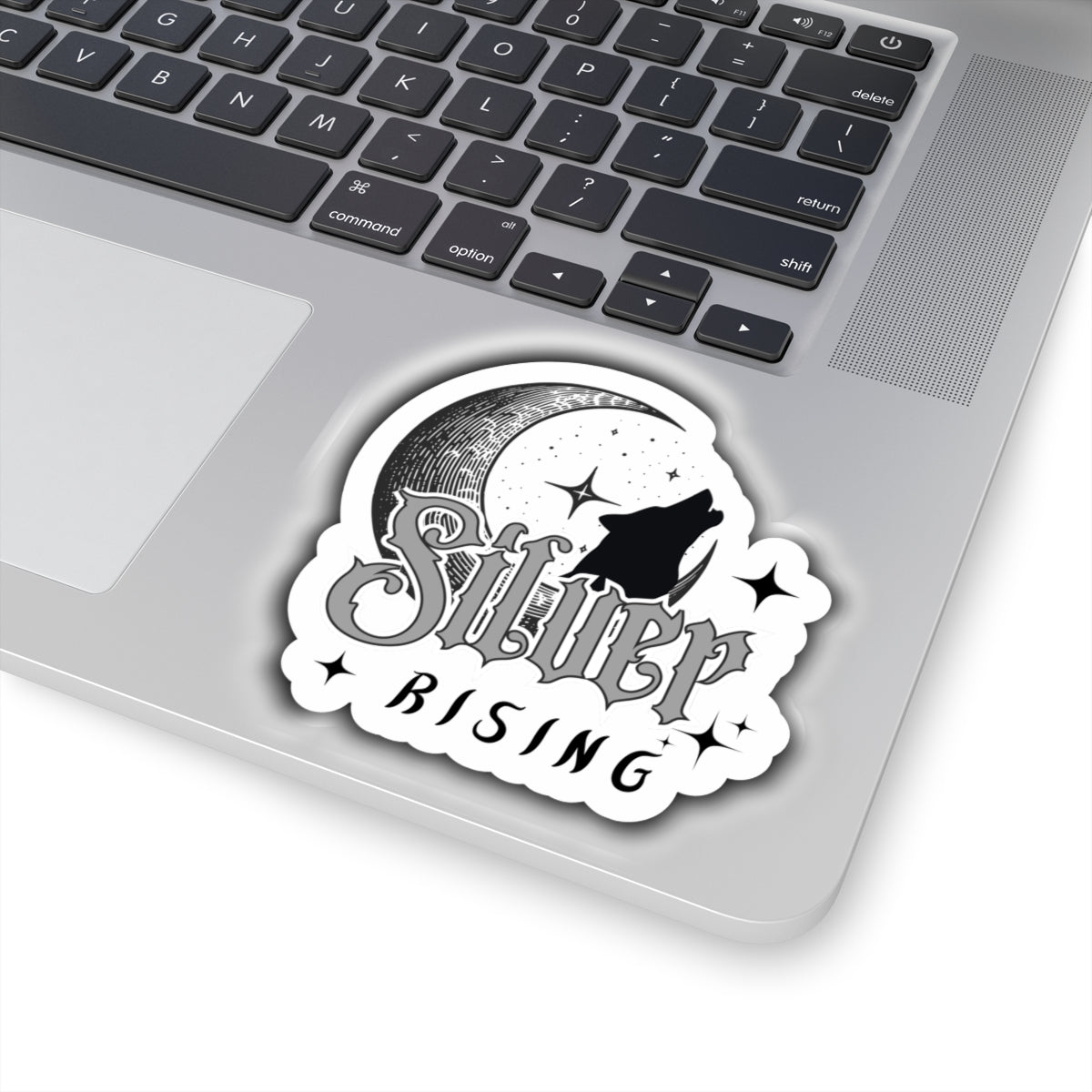 Goose the Band - Silver Rising wolf moon Sticker | Kiss-Cut vinyl decal
