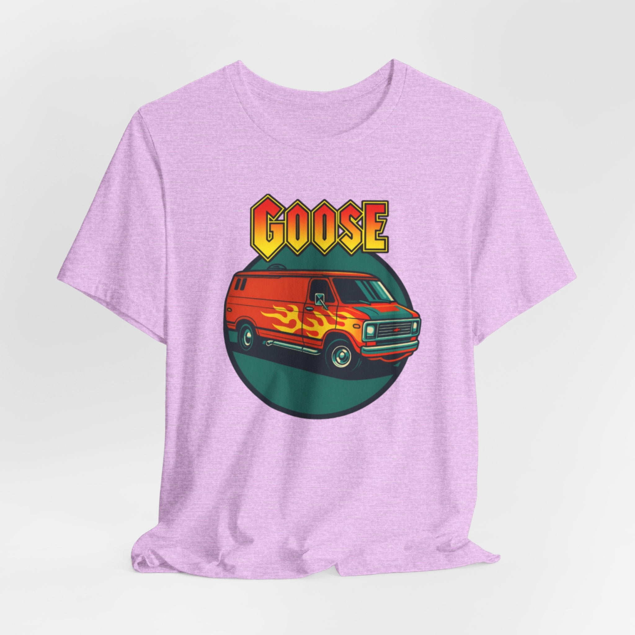 Goose Flame Van T‑Shirt — Retro Hot Rod Graphic Tee