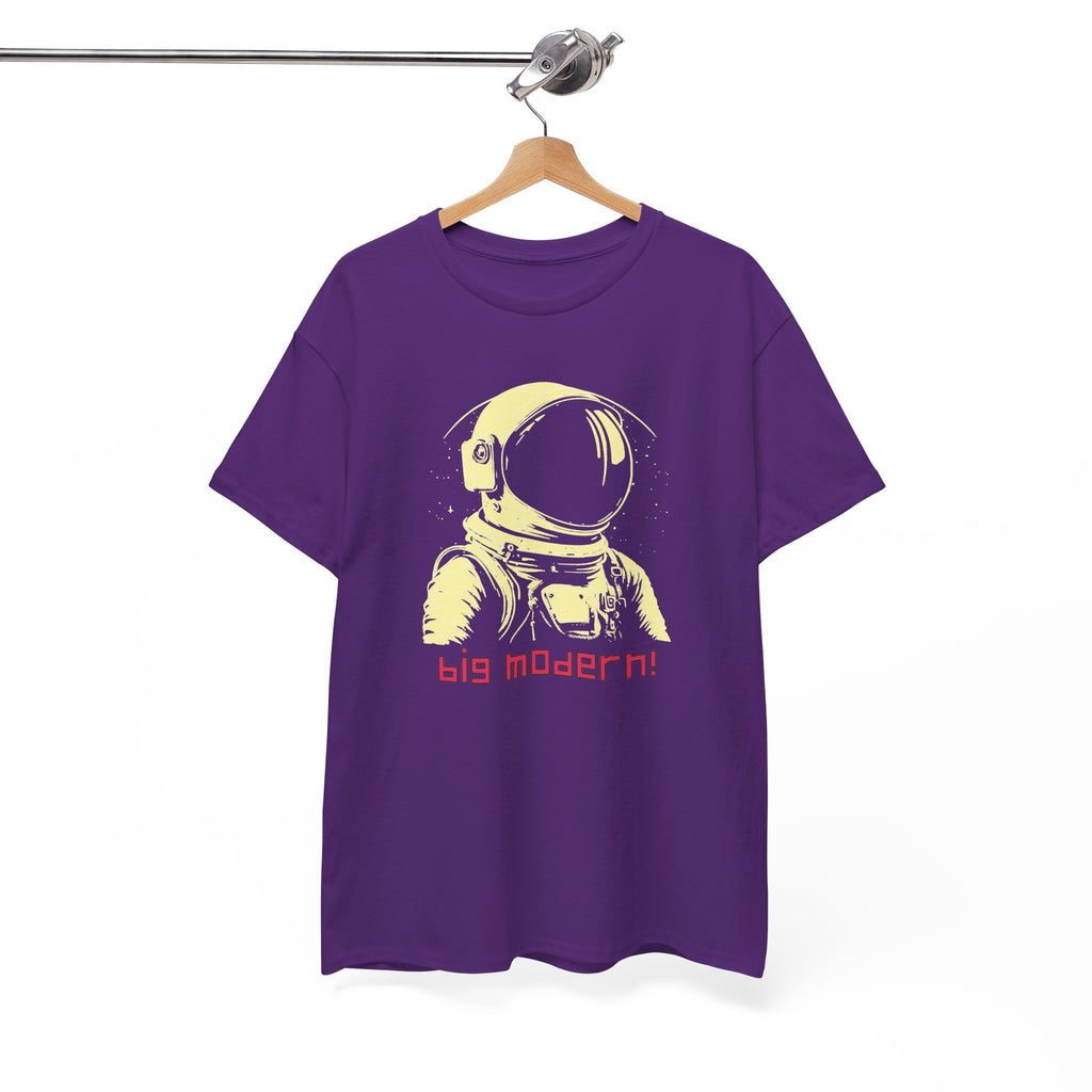 Retro Astronaut T‑Shirt - "big modern!" Graphic Tee, Vaporwave Space Design