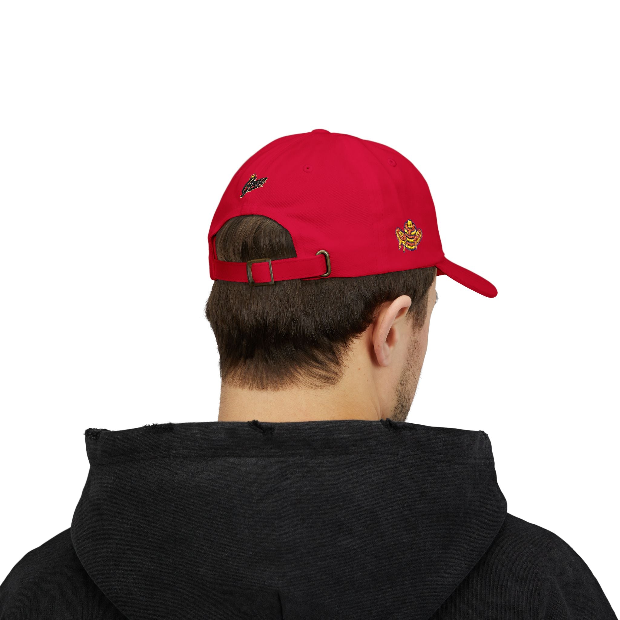 Embroidered Psychedelic Stamp Dad Cap