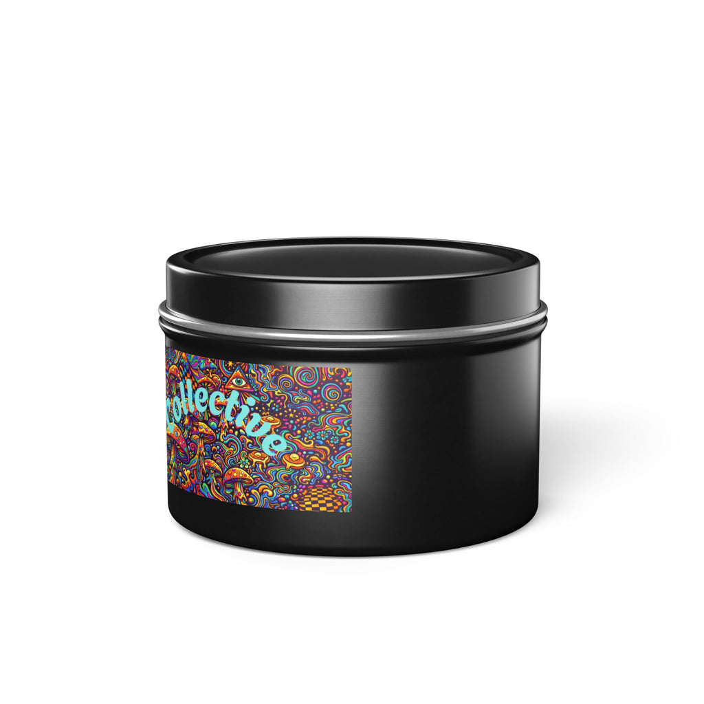 Moon Cabin Collection Tin Candle – Psychedelic Mushroom Scented Tin