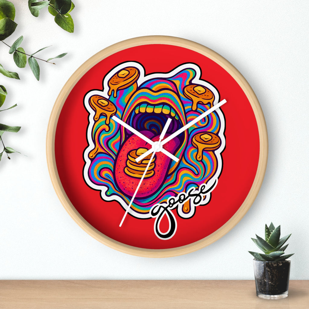 Goose The Band Pancake Artwork Wall Clock | Trippy Music Decor