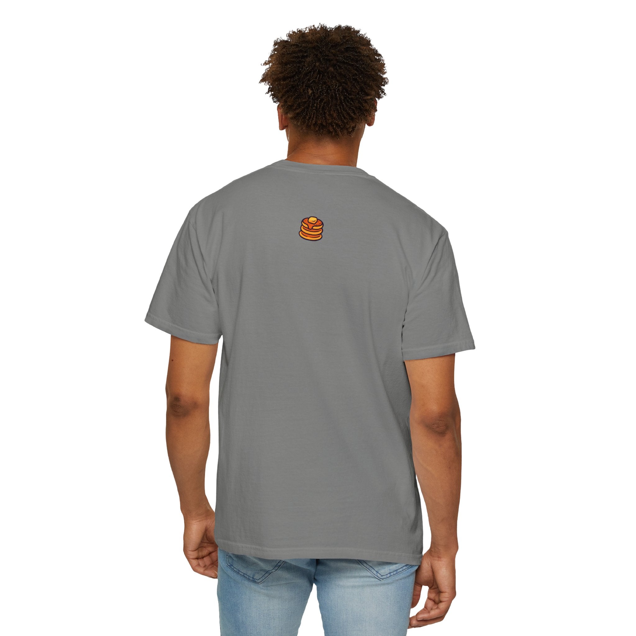 Pancake Mouth T-Shirt — Retro Psychedelic Breakfast Graphic Tee