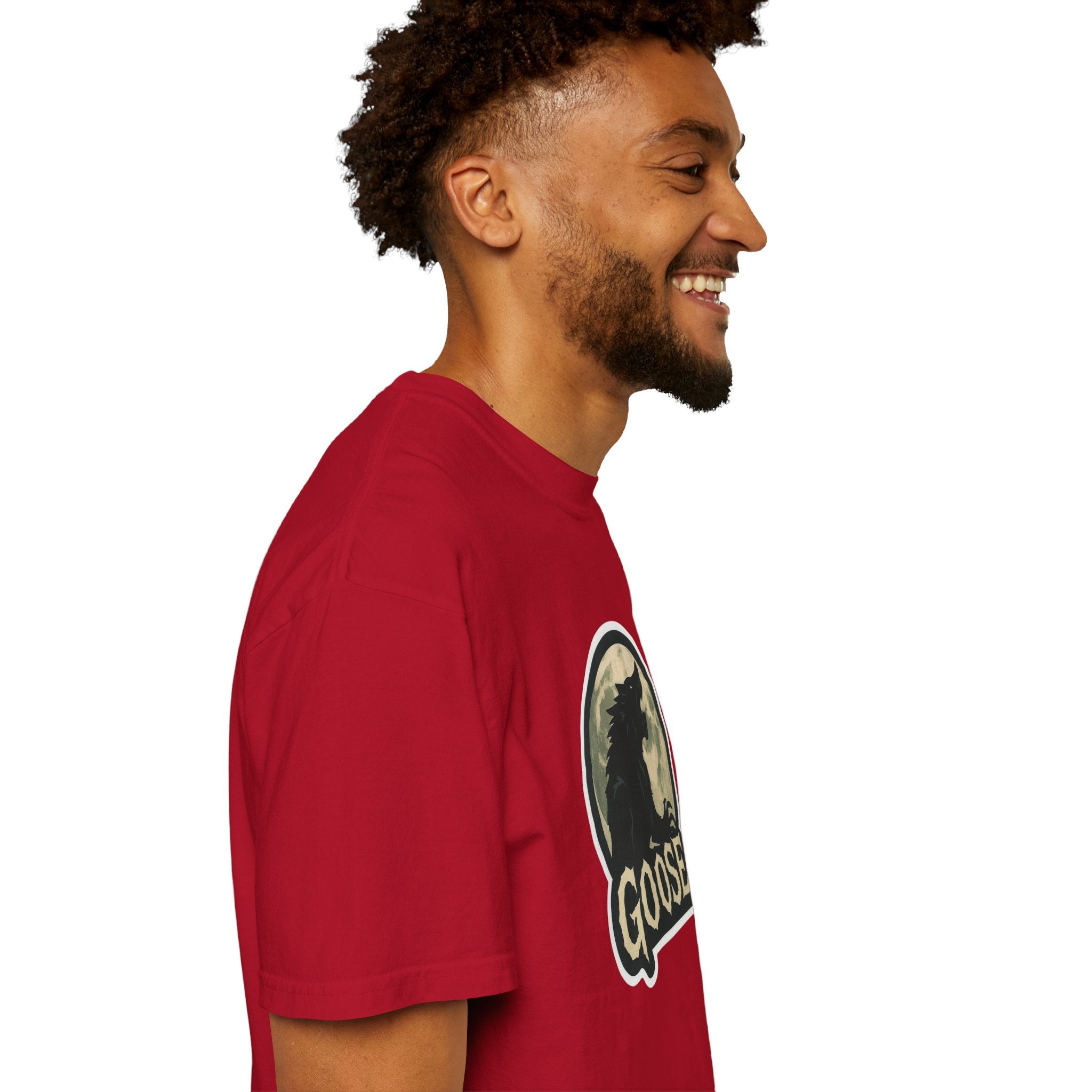 Goose Moon T-Shirt — Vintage Werewolf Silhouette Graphic Tee