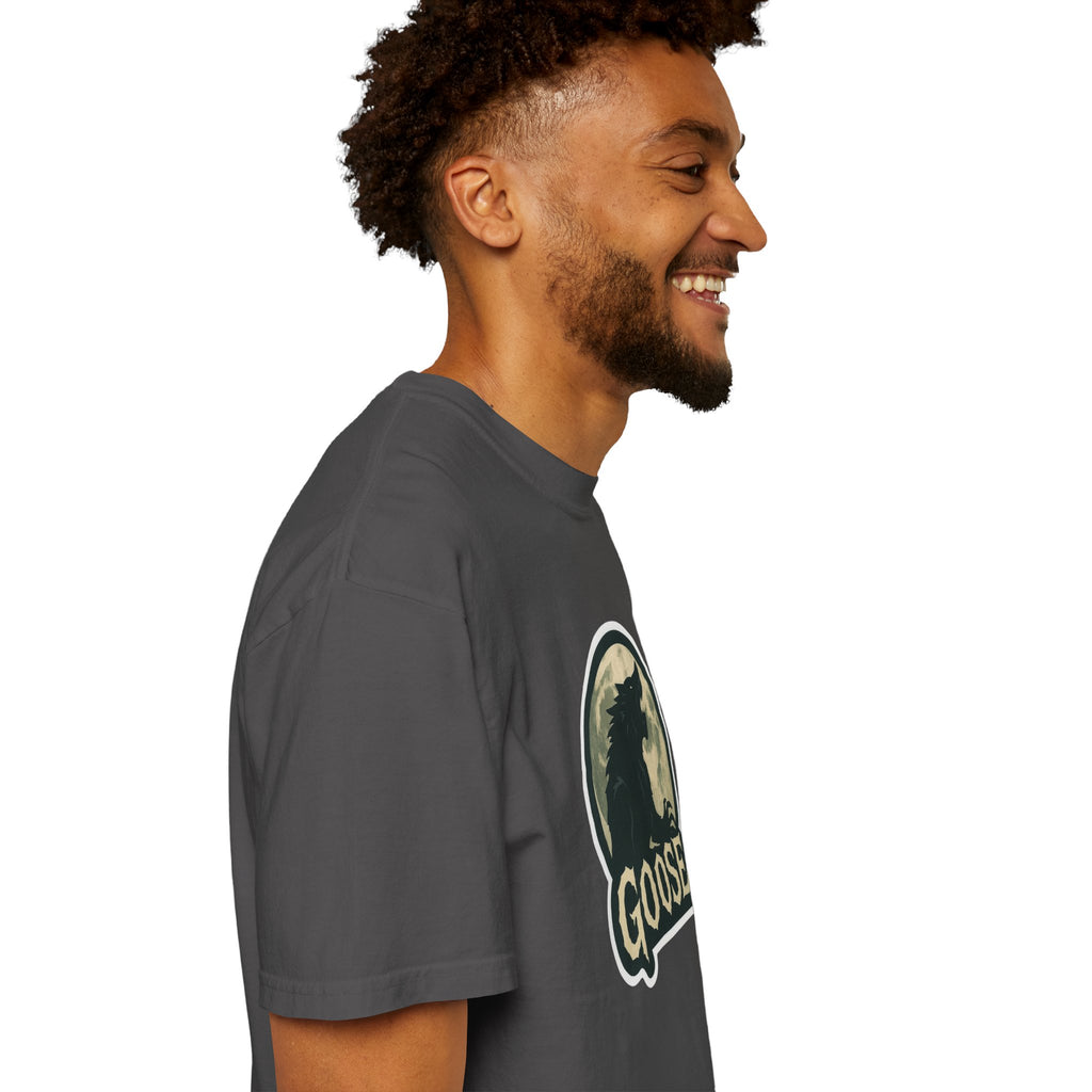 Goose Moon T-Shirt — Vintage Werewolf Silhouette Graphic Tee