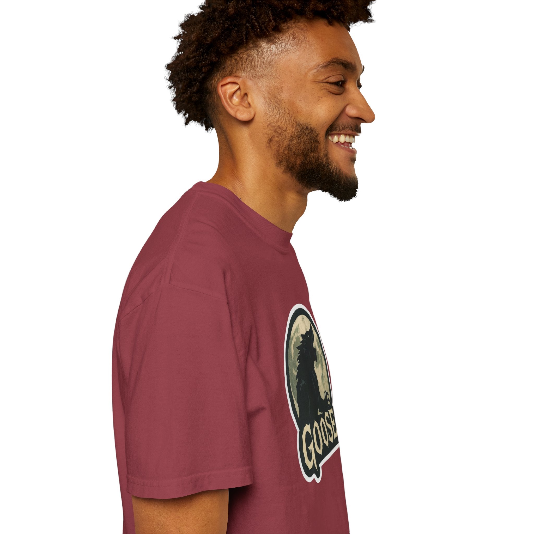 Goose Moon T-Shirt — Vintage Werewolf Silhouette Graphic Tee
