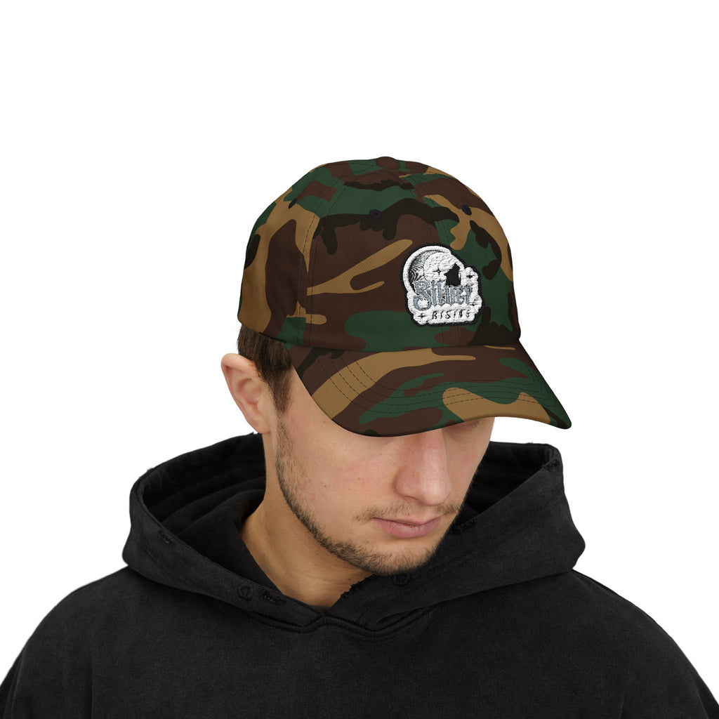 Goose the Band -  Silver Rising  Logo Dad Cap | Fishing hat, embroidered trucker style