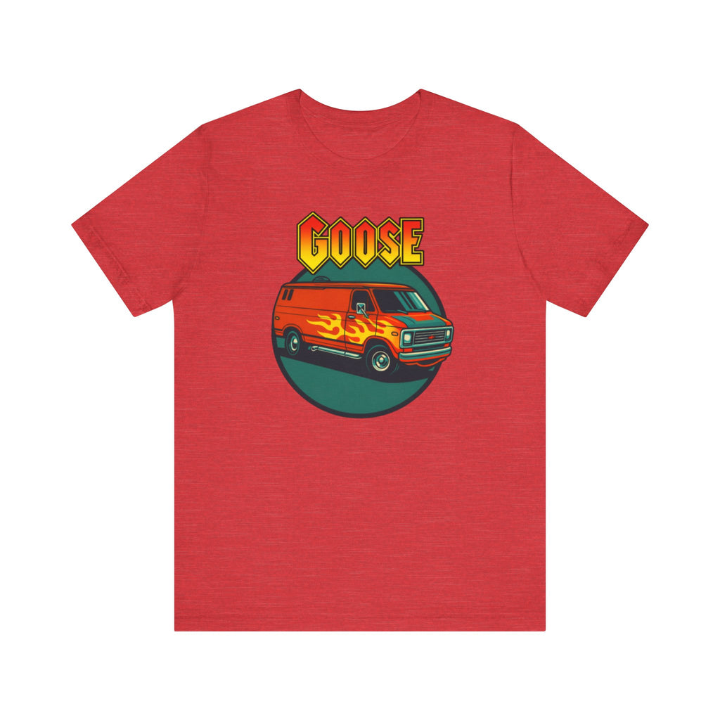 Goose Flame Van T‑Shirt — Retro Hot Rod Graphic Tee