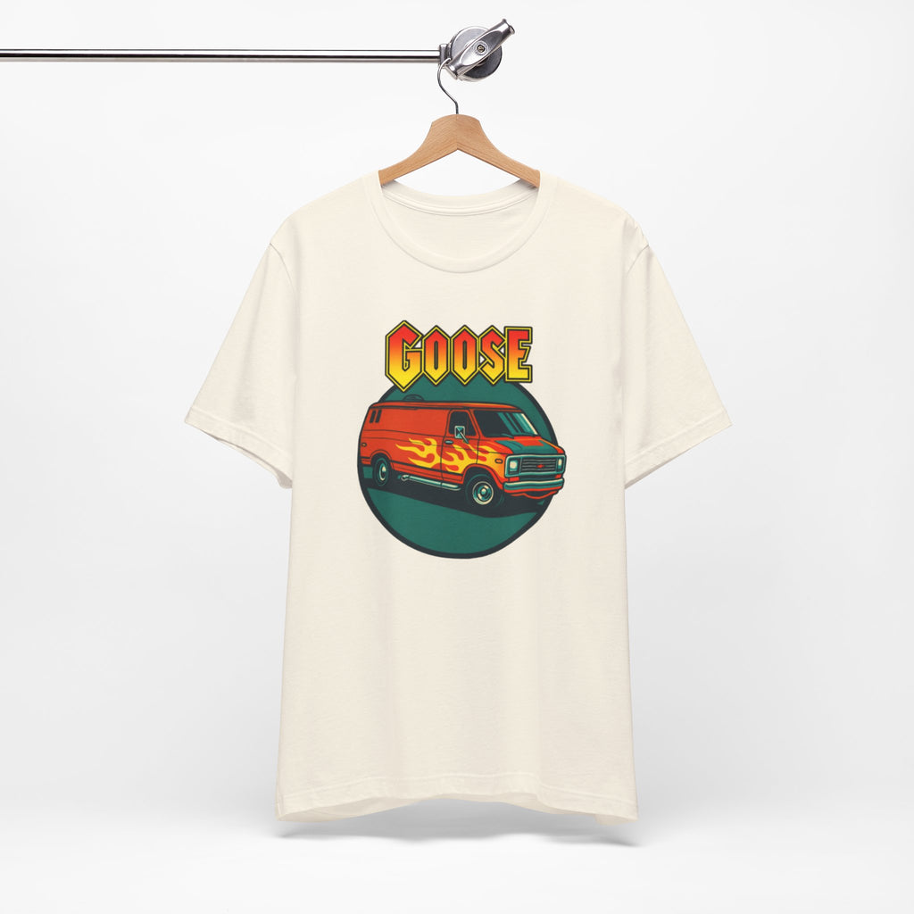 Goose Flame Van T‑Shirt — Retro Hot Rod Graphic Tee