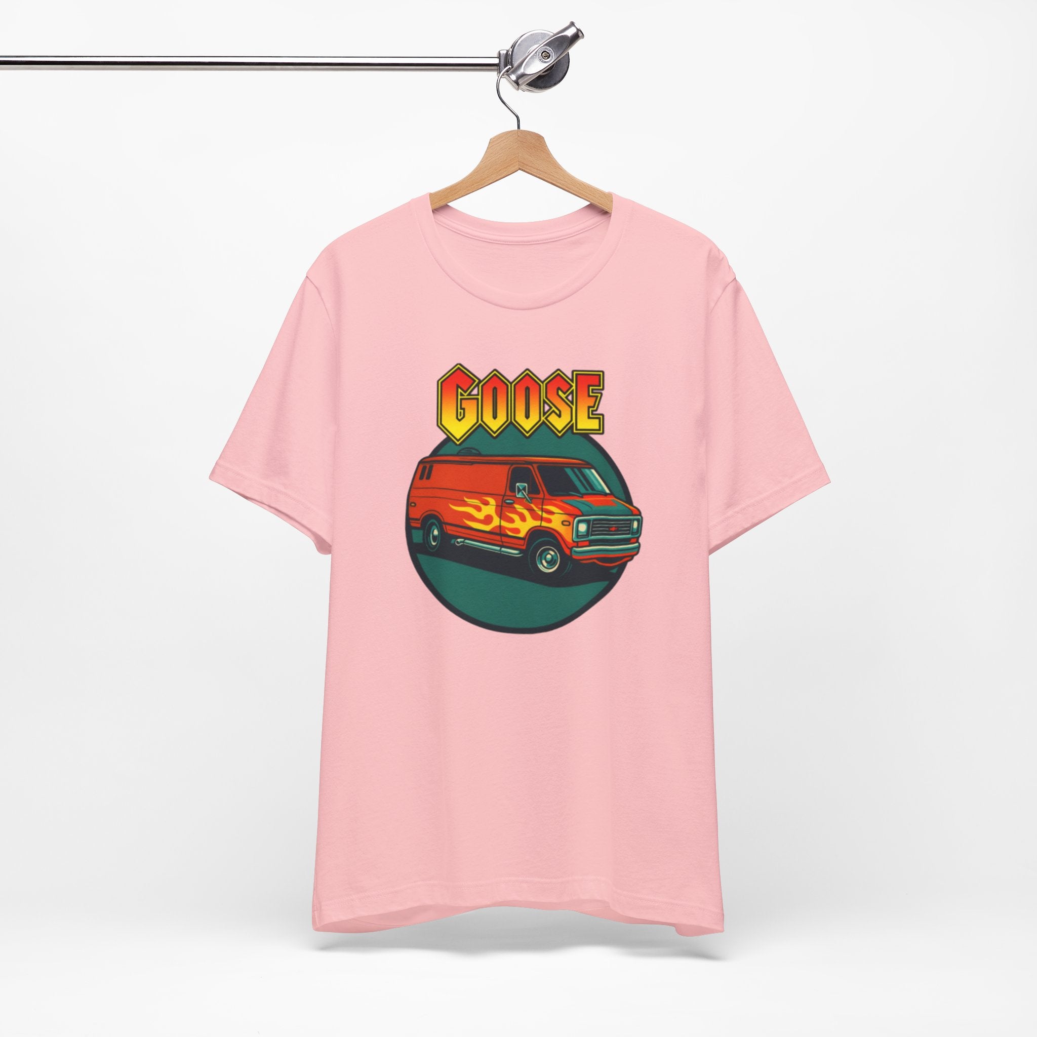Goose Flame Van T‑Shirt — Retro Hot Rod Graphic Tee