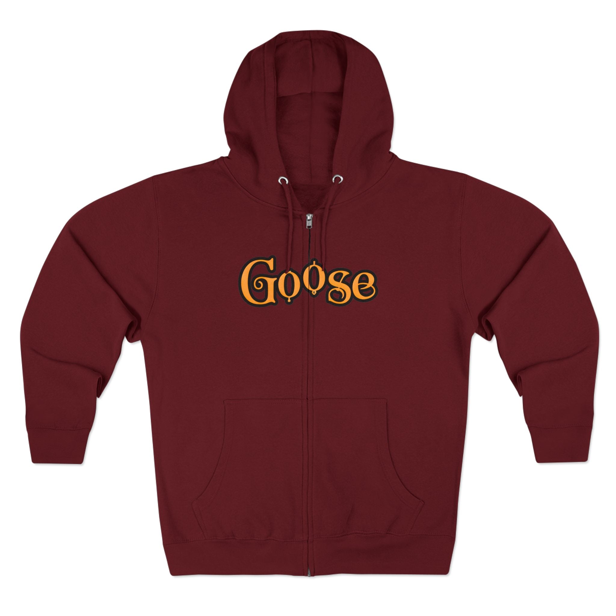 Goose Zip Hoodie — Vintage Psychedelic Band Art Backprint