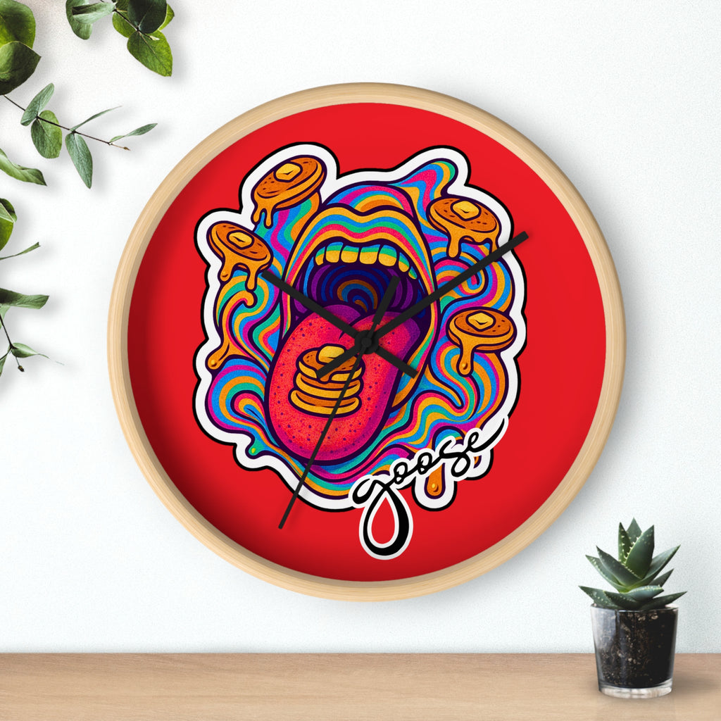 Goose The Band Pancake Artwork Wall Clock | Trippy Music Decor