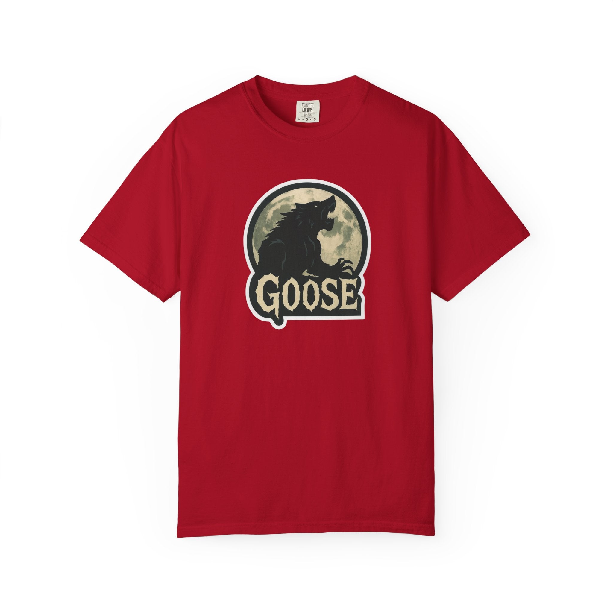 Goose Moon T-Shirt — Vintage Werewolf Silhouette Graphic Tee