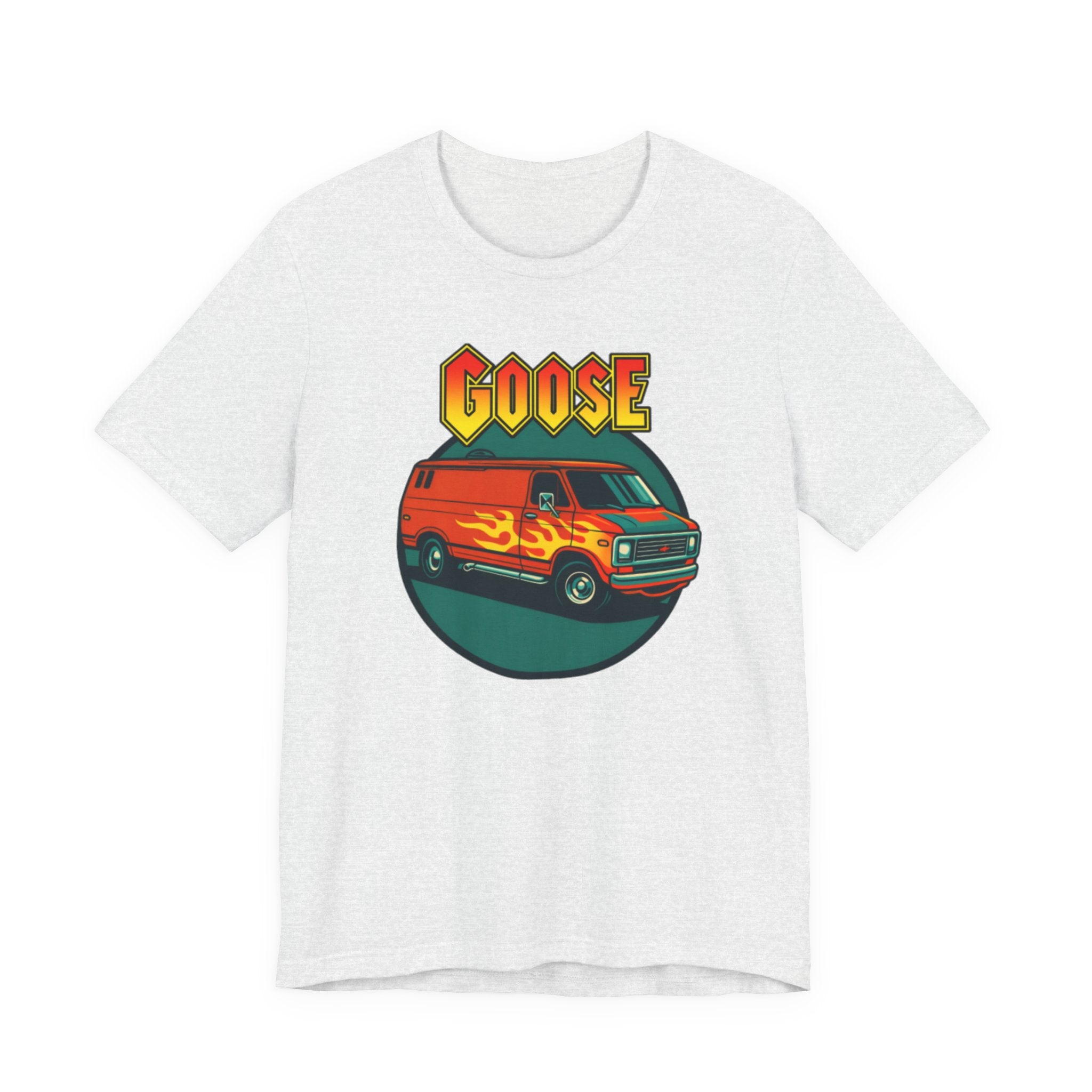 Goose Flame Van T‑Shirt — Retro Hot Rod Graphic Tee