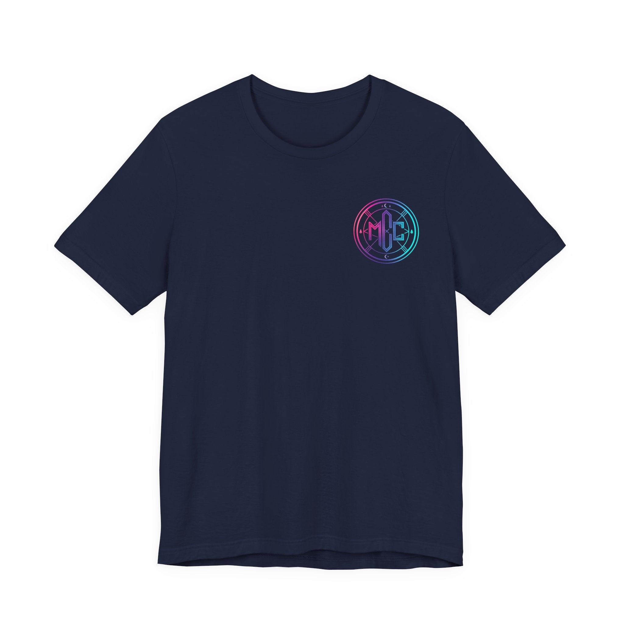 Moon Cabin Collective T-Shirt — Moonlit Cabin Graphic Tee ("Rooted in Nature • Driven by Sound")
