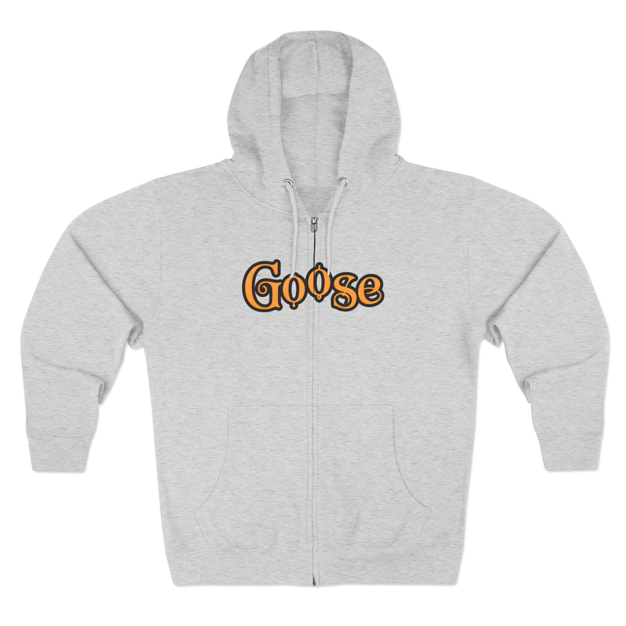 Goose Zip Hoodie — Vintage Psychedelic Band Art Backprint