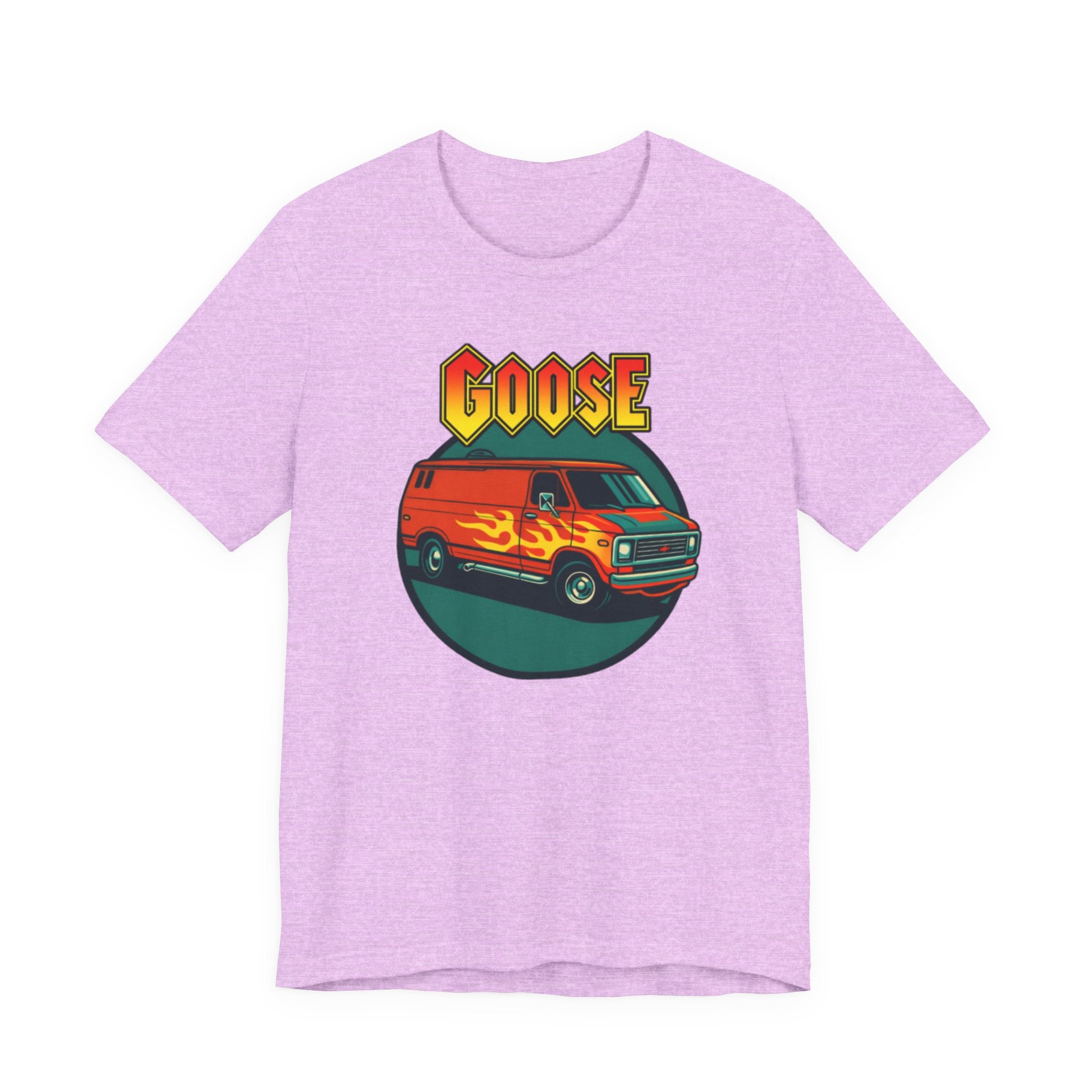 Goose Flame Van T‑Shirt — Retro Hot Rod Graphic Tee