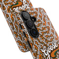 Goose Pattern Phone Case — Retro Script Graphic Protective Cover