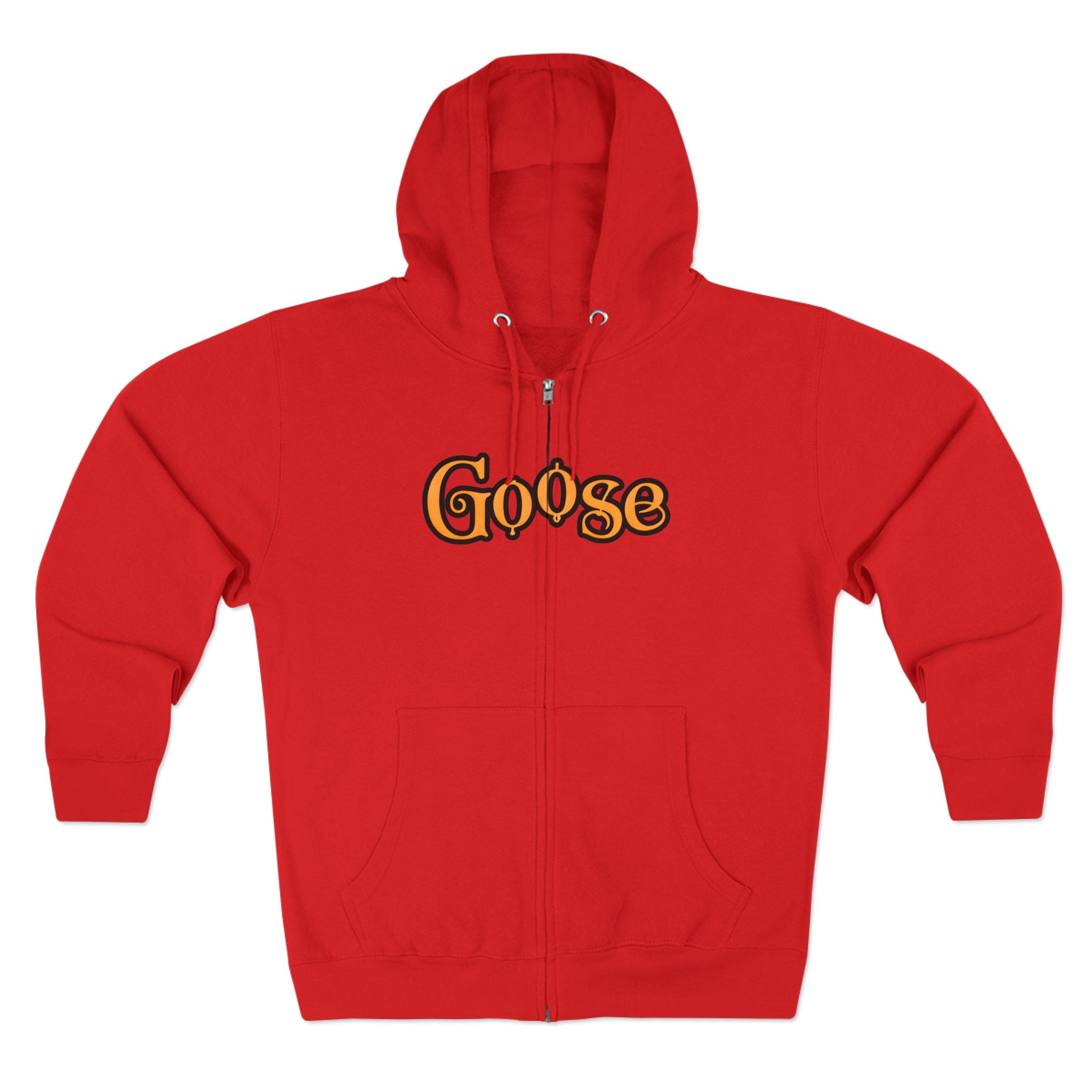 Goose Zip Hoodie — Vintage Psychedelic Band Art Backprint