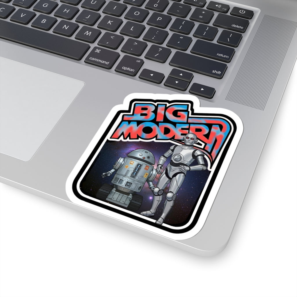 Goose the Band - Big Modern! retro robots Kiss-Cut Sticker | sci-fi droid decal