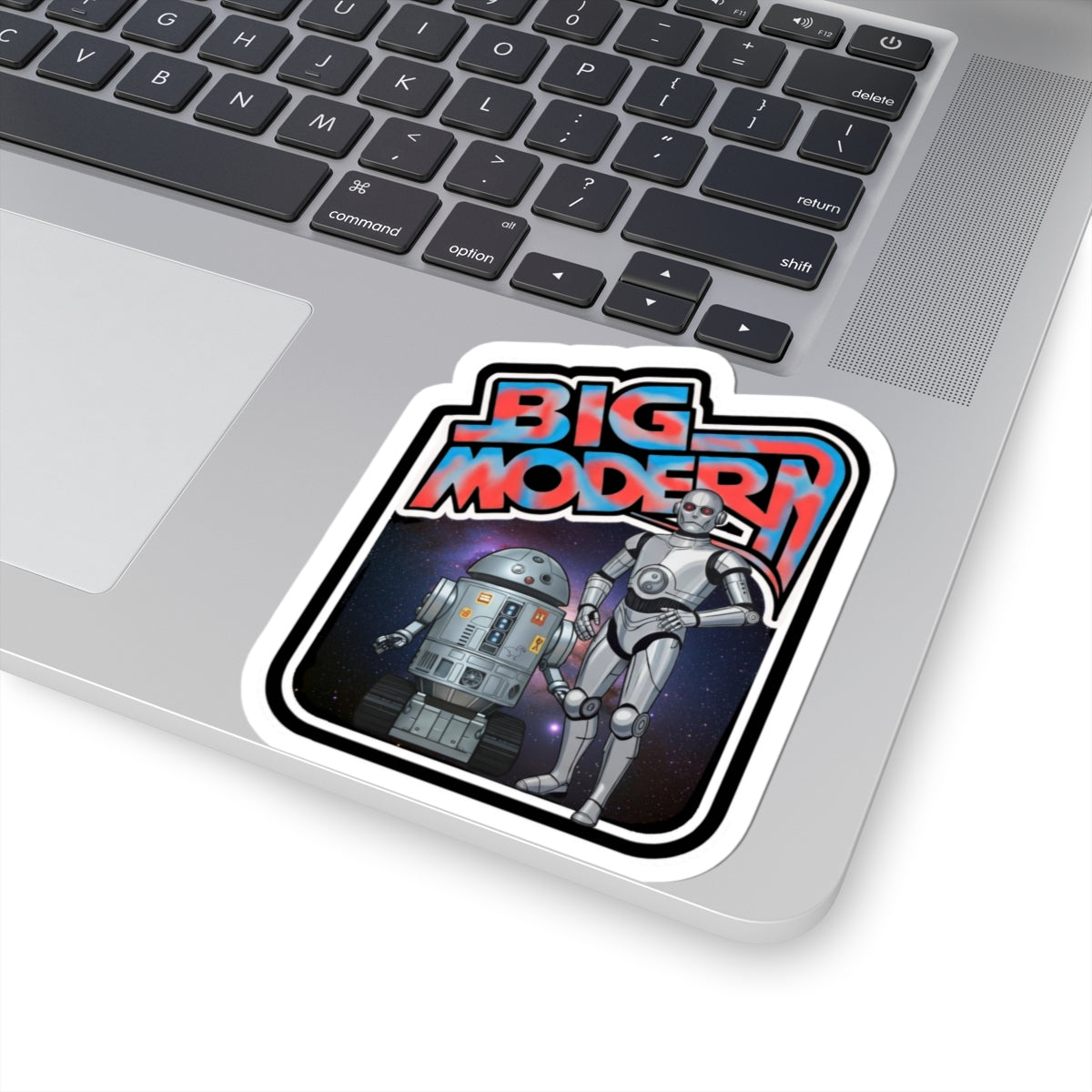 Goose the Band - Big Modern! retro robots Kiss-Cut Sticker | sci-fi droid decal