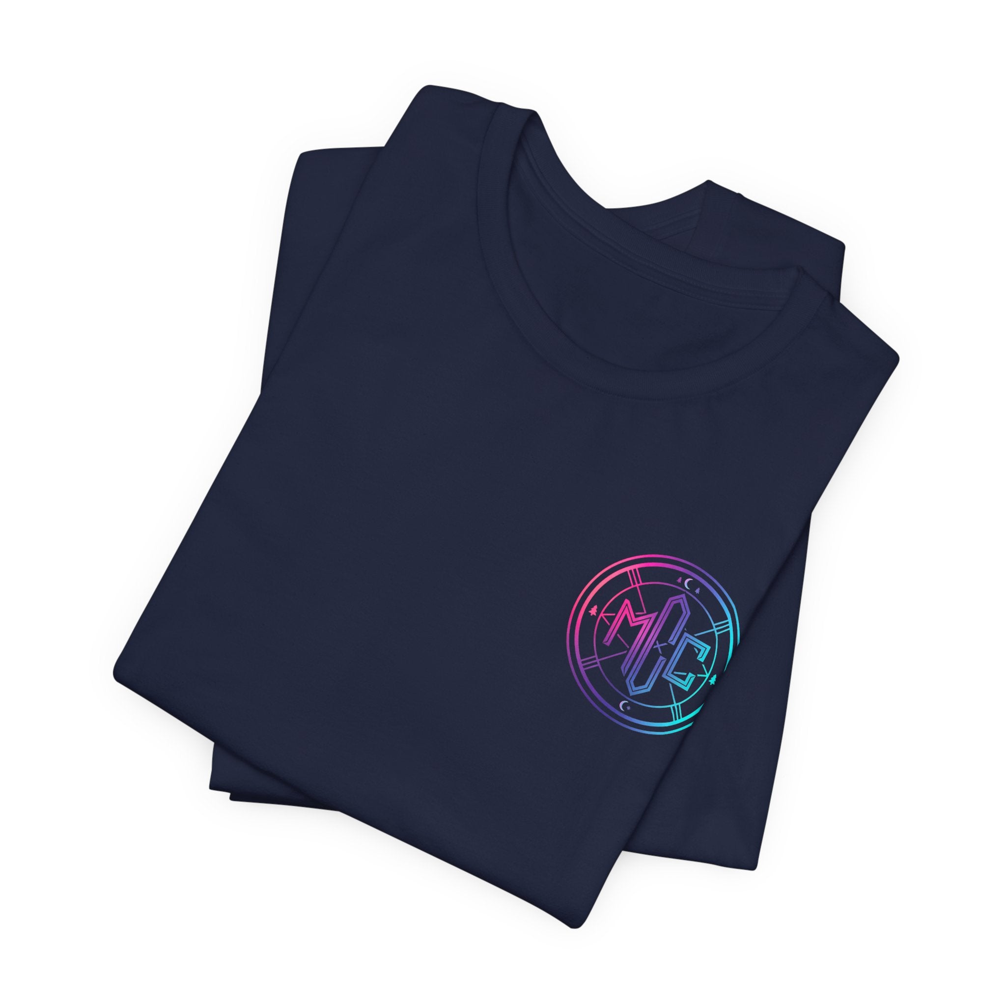 Moon Cabin Collective T-Shirt — Moonlit Cabin Graphic Tee ("Rooted in Nature • Driven by Sound")
