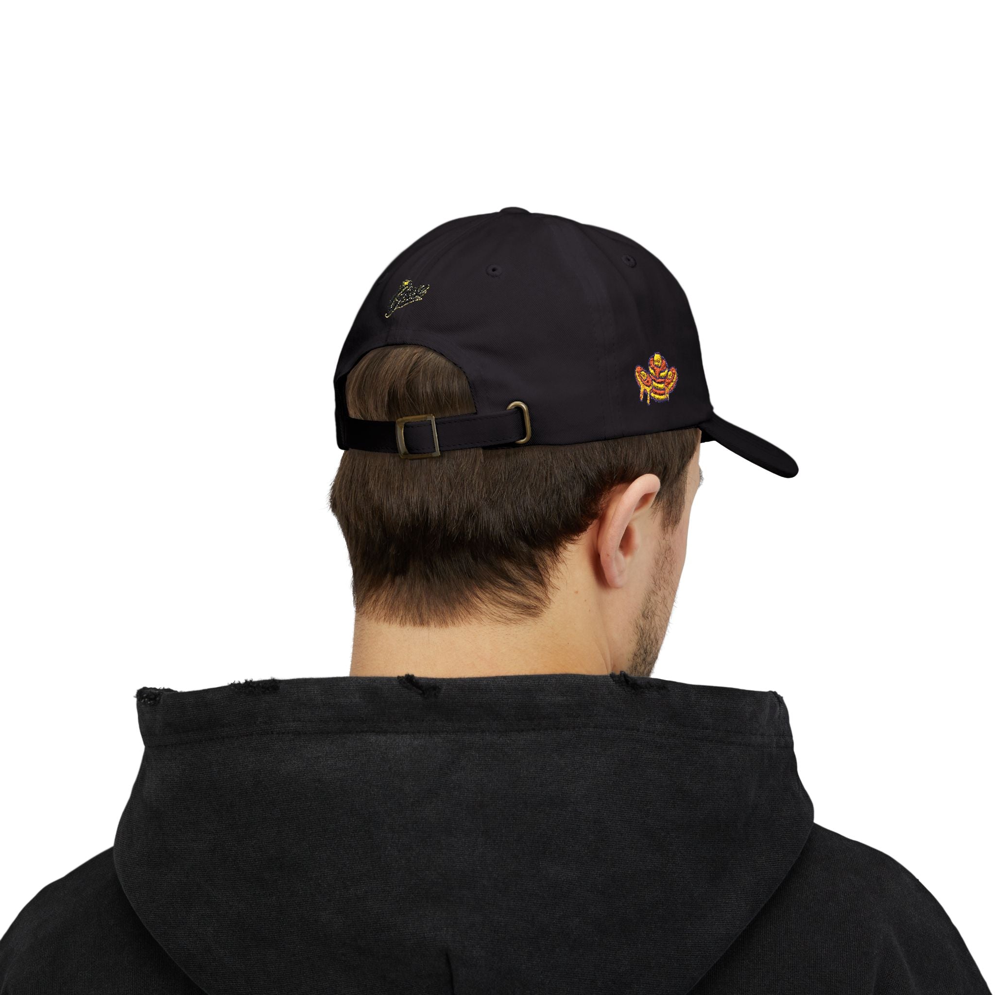 Embroidered Psychedelic Stamp Dad Cap