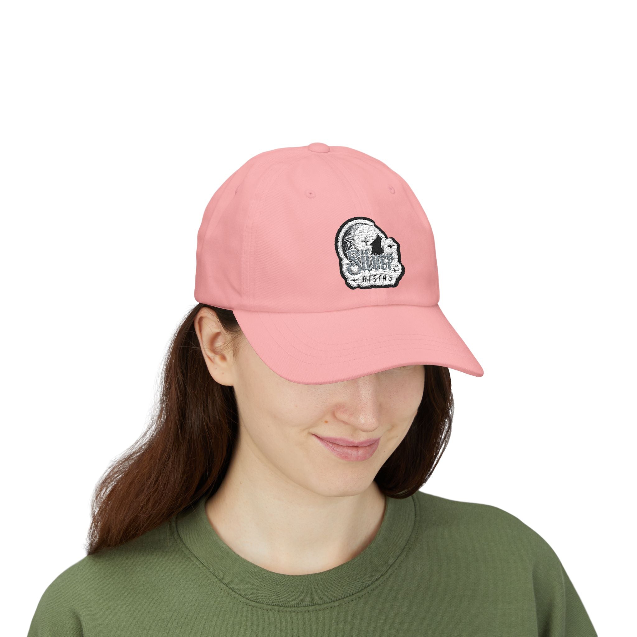 Goose the Band -  Silver Rising  Logo Dad Cap | Fishing hat, embroidered trucker style