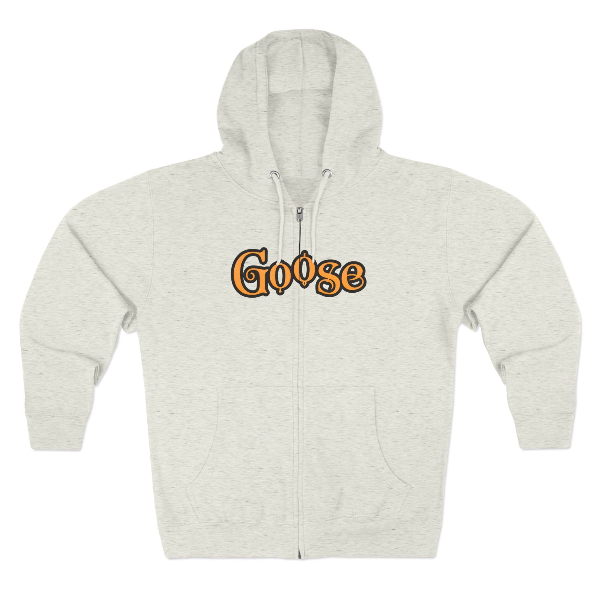 Goose Zip Hoodie — Vintage Psychedelic Band Art Backprint