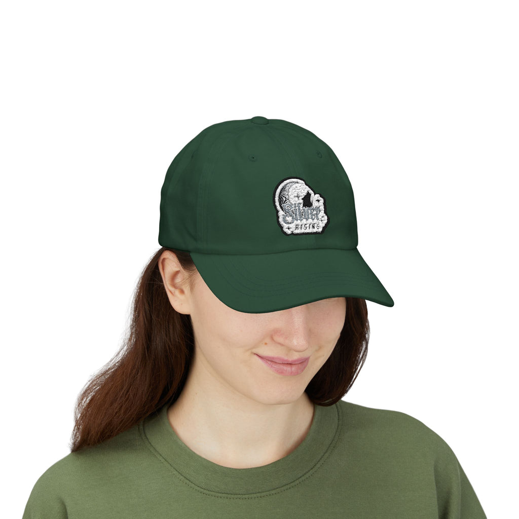 Goose the Band -  Silver Rising  Logo Dad Cap | Fishing hat, embroidered trucker style