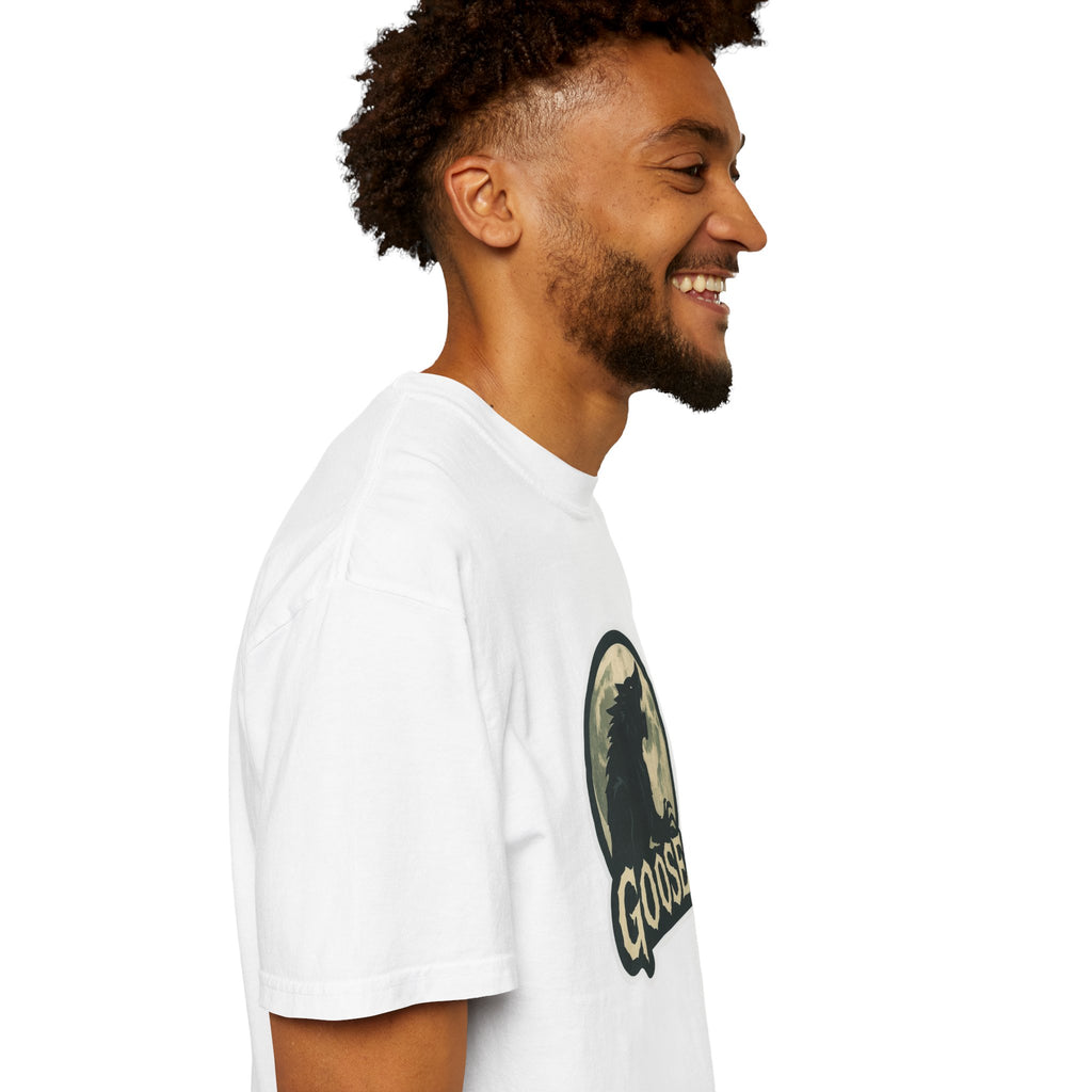 Goose Moon T-Shirt — Vintage Werewolf Silhouette Graphic Tee