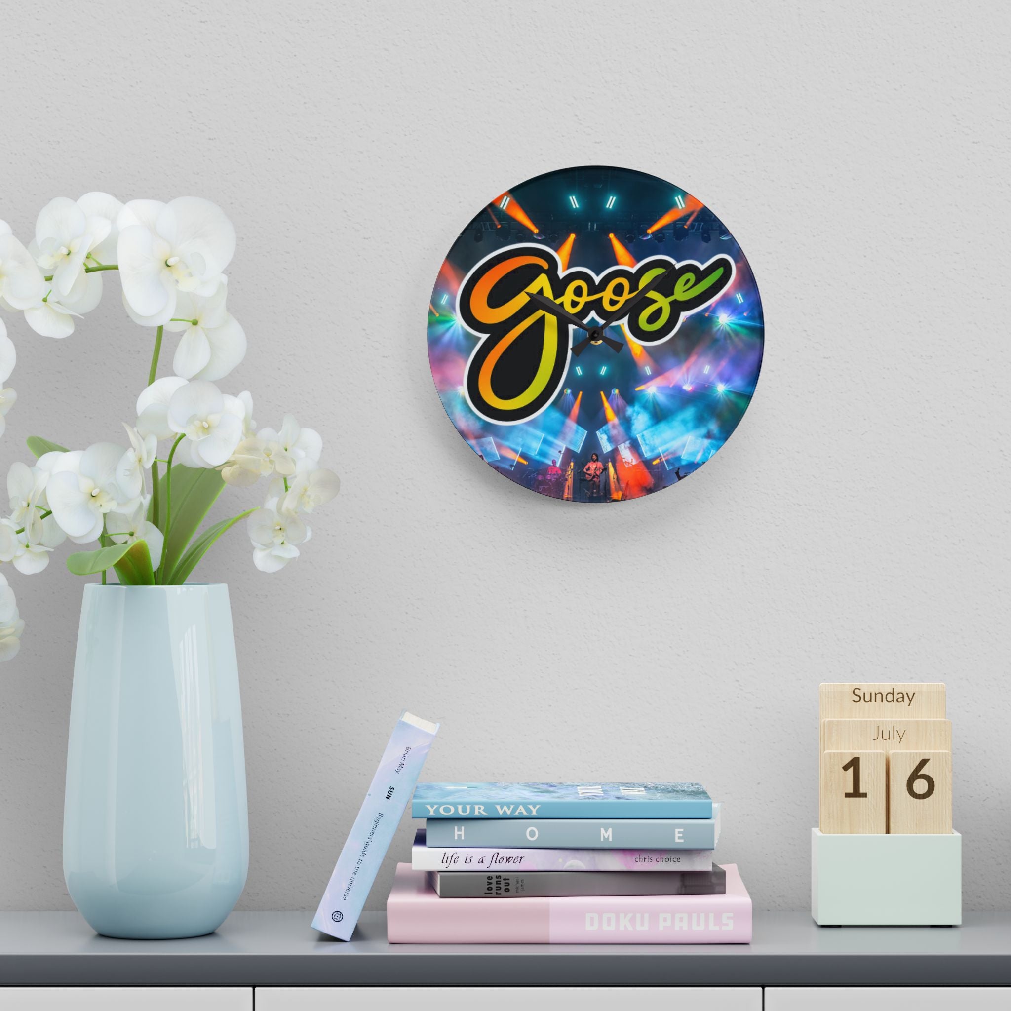 Goose Live Acrylic Wall Clock